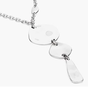 Chicos Silver Tone Pendant Necklace
